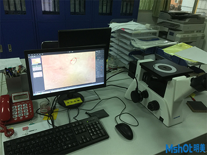 明美金相顯微鏡助力歐派家居復合板材檢測
