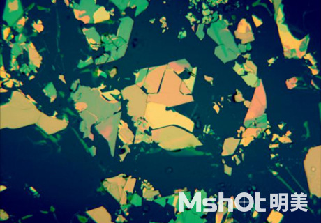 國產(chǎn)顯微鏡相機下的石墨烯