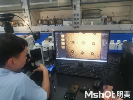 金相顯微鏡應用于電鍍銅片和鍍錫片